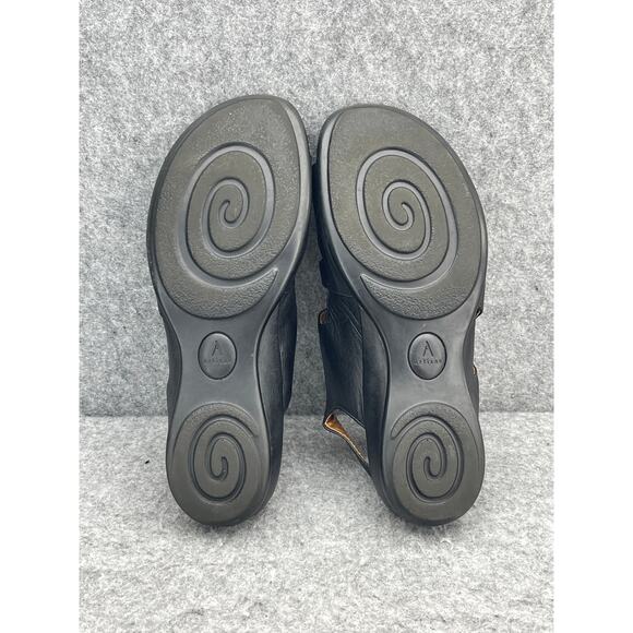 Clarks Artisan Tiffani Aldora Black Leather Slingback Comfort Sandal Women 7.5 - Picture 10 of 12